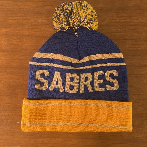 Buffalo Sabers Beanie With Pom-Pom. One Size. - Picture 2 of 4